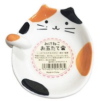 日本陶瓷猫汤勺架